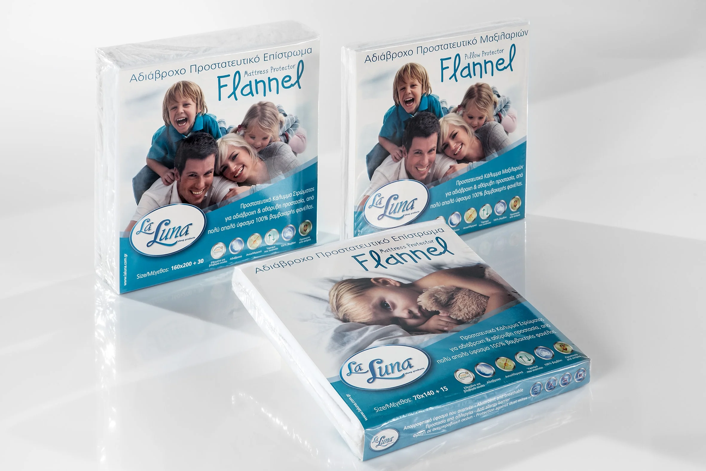 Αδιάβροχο προστατευτικό κάλυμμα Flannel Laluna Προστατευτικά Καλύμματα FLANNEL LALUNA NEOSTROMA